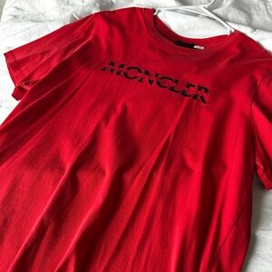 Moncler Red shirt large
